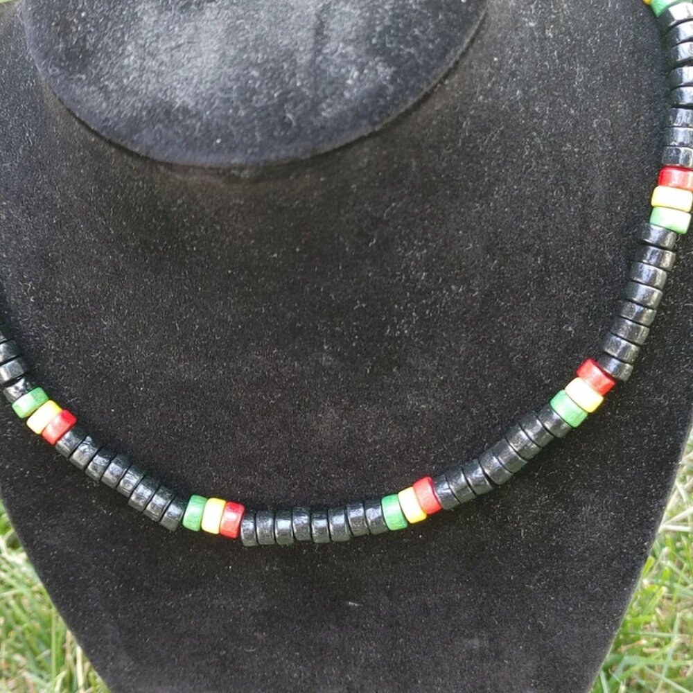 Rasta Bead Necklace